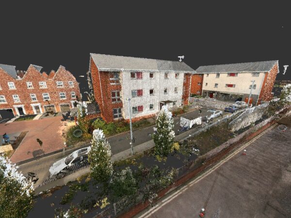 point cloud data of residential area