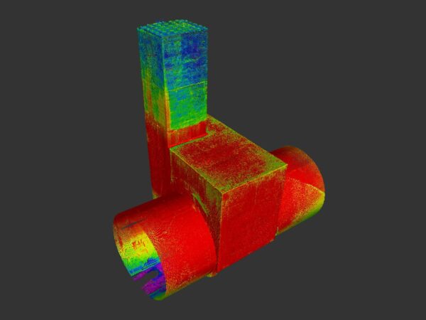 point cloud of culvert section