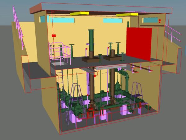 3d model of internal plant