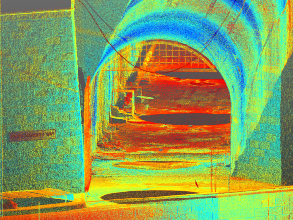 Gibraltar tunnel entrance point cloud