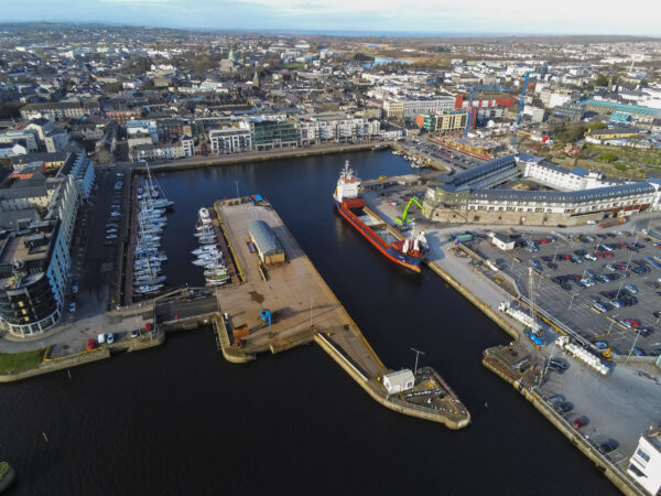 Galway,City,,Ireland,-,02/05/2020:,Aerial,View,On,The,Galway