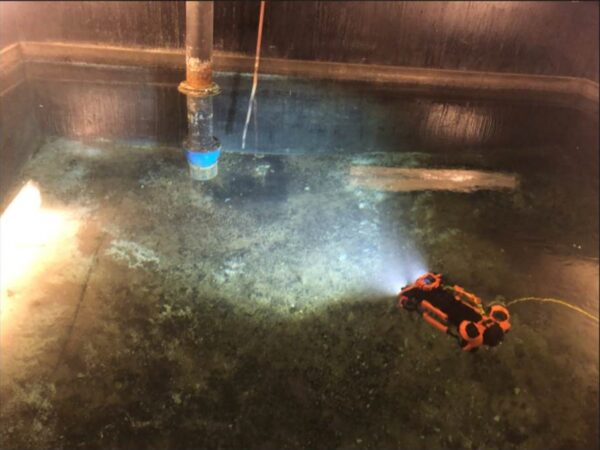 ROV in Water Tank