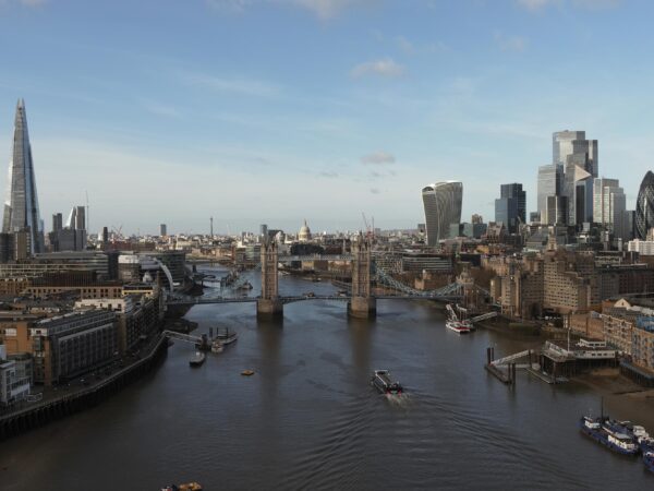 UAV LiDAR Flood Defence Survey London – Southwark Riverside