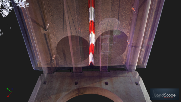 Bridge inspection survey UK using laser scanning point cloud data